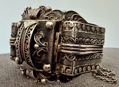 Bracelet argent massif - en,