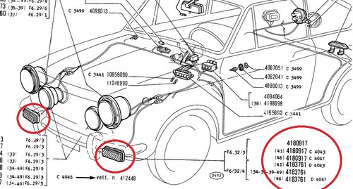 Paire caches clignotants - caches,