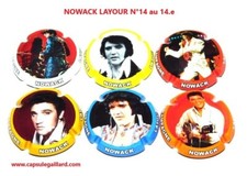 Série de 6 Capsules de champagne NOWACK LAYOUR  N°14  au 14.e