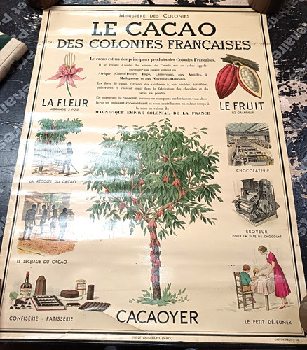 Affiche chocolat cacao - affiche,