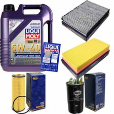 Kit D'Inspection Filtre Huile Liqui Moly 5L 5W-40 pour VW Golf IV 1J1 1.9 Tdi