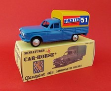 Car-Horse Peugeot 403 pick up baché Pastis 51 style Dinky cij jrd