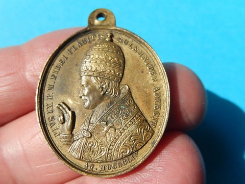 Medaille marie sin labe pape - marie,