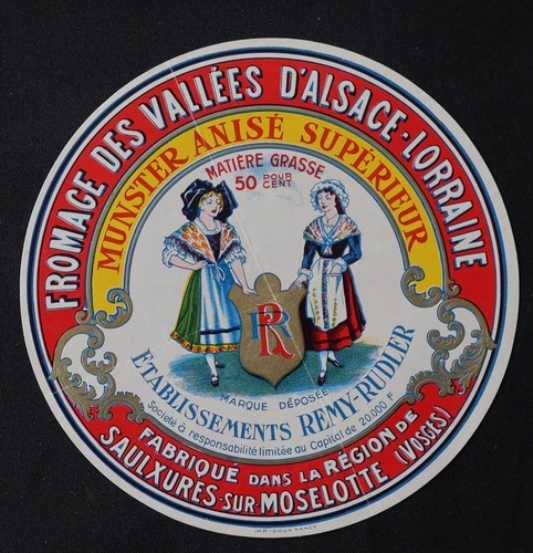 Grande étiquette fromage 17cm