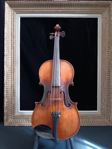Old french violin early - old,