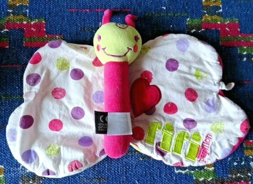 5pa doudou livre papillon - doudou,