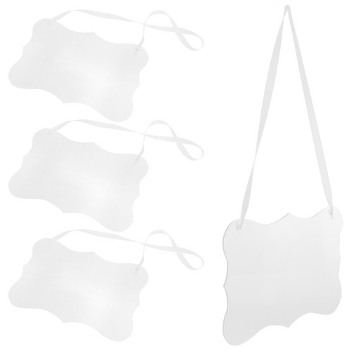 4pcs transparent acrylic - transparent,