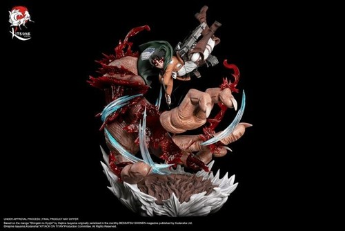 Statue figurine kitsune levi - figurine,