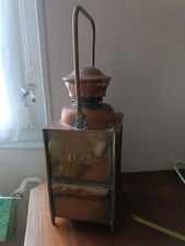 Train ancienne Éclairage Lanterne Lampe Laiton Cuivre 