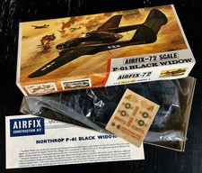 AIRFIX 1/72 - P-61 BLACK WIDOW - 1967 VINTAGE - TRES BON ETAT