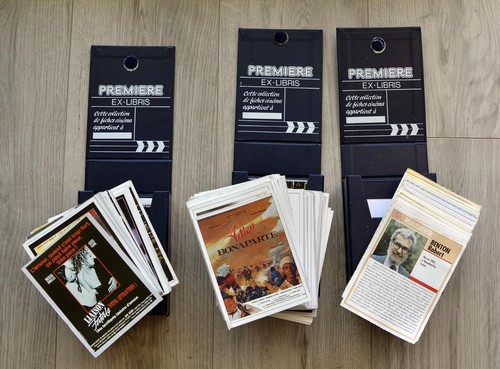 Environ 460 fiches - fiches, cinéma