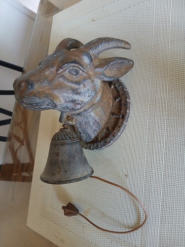 Rare ancienne cloche porte - rare,