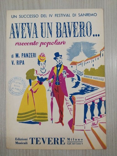 Spartito musicale aveva - spartito, un