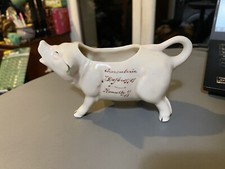 Saucière en céramique porcelaine? Vintage cochon publicitaire charcuterie ans 70