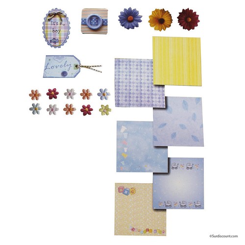 Kit scrapbooking naissance - scrapbooking,