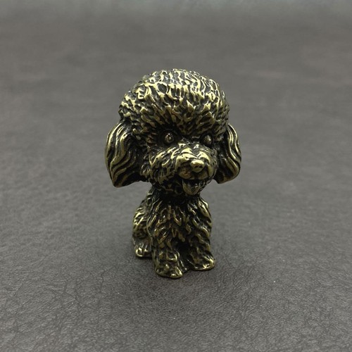 Figurine chien laiton - , toupé