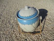 Seau d'aisance ancien tôle