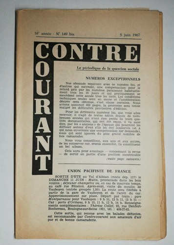 Revue contre courant 16 - #22,