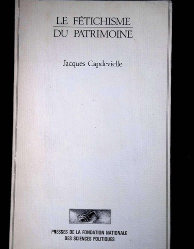 Capdevielle fétichisme du - capdevielle,, le