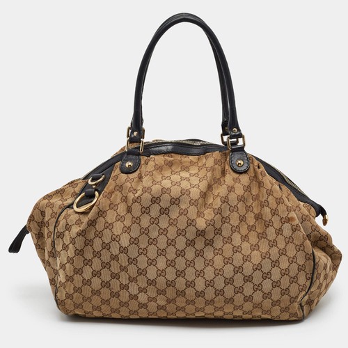 Sacoche gucci sukey dome beige - gucci,