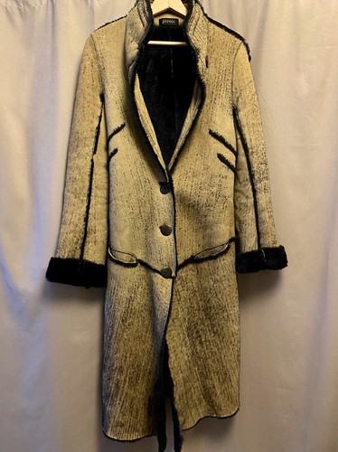 Manteau agneau retourné - manteau,
