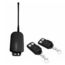 Kit Récepteur 2 Télécommandes Universel Radiocommande 433MHZ Radio Portails