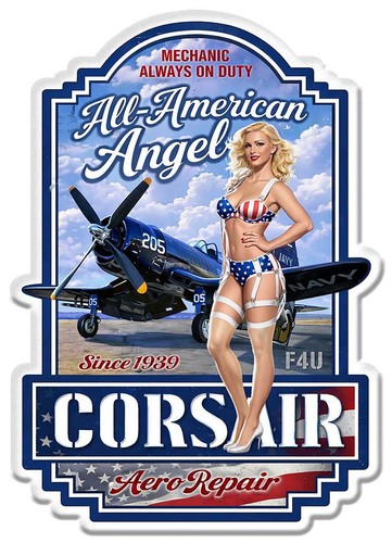 Sticker avion corsair - sticker,