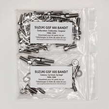 SUZUKI GSF 600 BANDIT 1996-1999 Kit vis BTR inox carburateur GSF600 