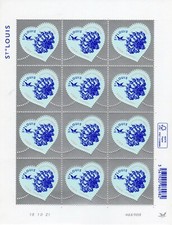 Superbe Mini feuille Cœurs St