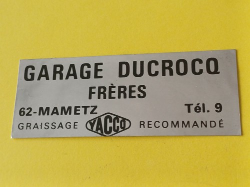 Autocollant vintage garage - vintage,