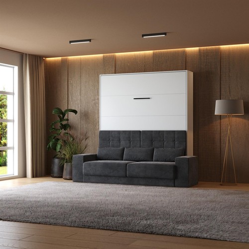Lit armoire avec anthracite - armoire,
