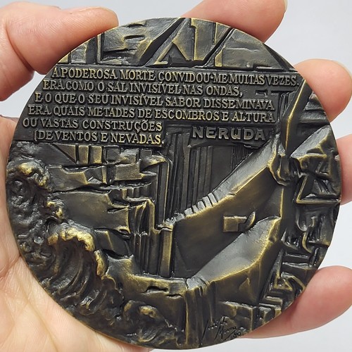 Art poetry médaille - poetry, 1/2''