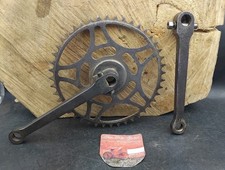 Pédalier Ancien Velo Course 1930 44T  Old Bike Crankset Bici Peugeot Fahrrad 