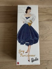 Barbie Gay Parisienne Brunette Version Reproduction Doll Mattel NRFB