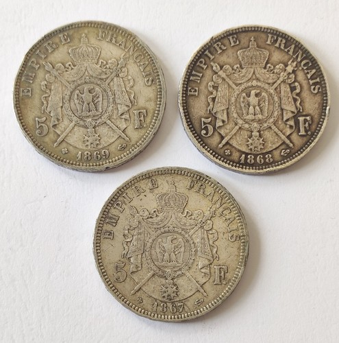 Lot monnaies francs - lot, 5
