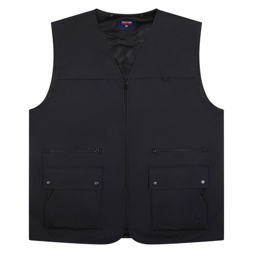 Gilet multipoches noir - gilet,