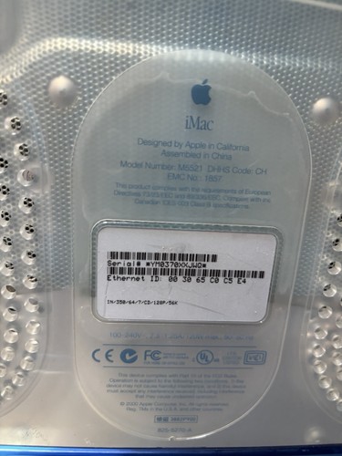 Imac m5521 blue vintage - imac,