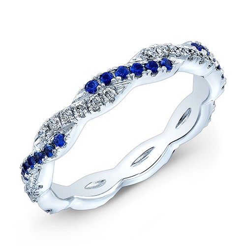 Sapphire diamant alliance 18k - sapphire,