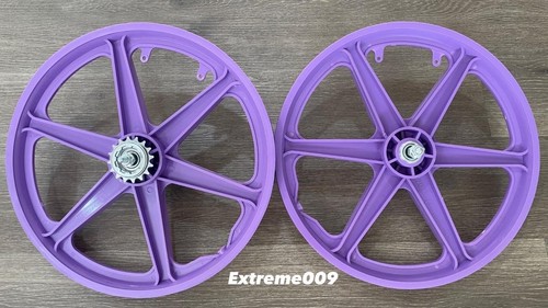 Bicycle purple mag wheels - bicycle,