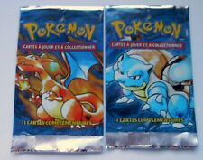 2 pochettes boosters VIDES sans carte  pokemon  édition 1  WIZARD  Mint 1999