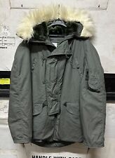 GENUINE USAF PARKA EXTREME COLD WEATHER TYPE N-3B COTTON 2003 EX MINT !!!! LARGE