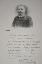 MILLIES LACROIX MINISTRE DES COLONIES GRAVURE SUR BOIS  MARIANI 1908 PRINT M254