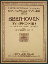 PARTITION LEMOINE N°1180 - BEETHOVEN - SYMPHONIES Op. 21 en ut mineur