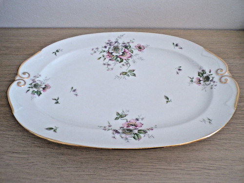 Tres beau plat decor floral - beau,