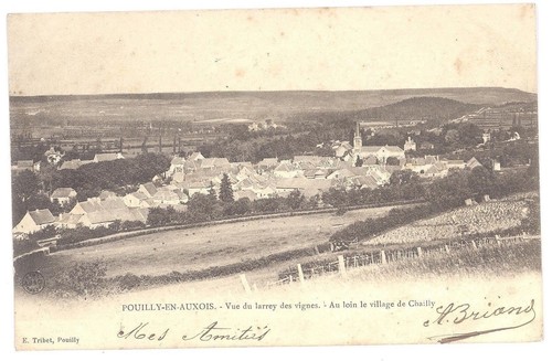 Cpa pouilly en - cpa,