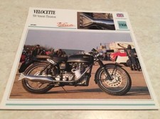 Fiche moto collection card