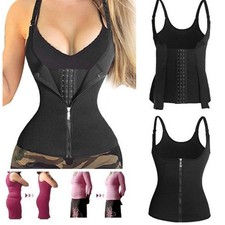 Women's Underbust Corset Waist Training 2 In 1 Multifunctional Zipper Front