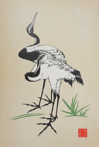 Mokuchu urushibara estampe - urushibara,