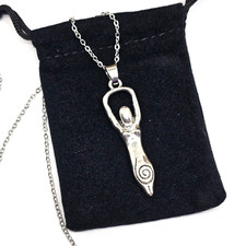 Collier pendentif déesse lune