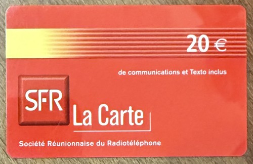 Réunion sfr carte - sfr, la